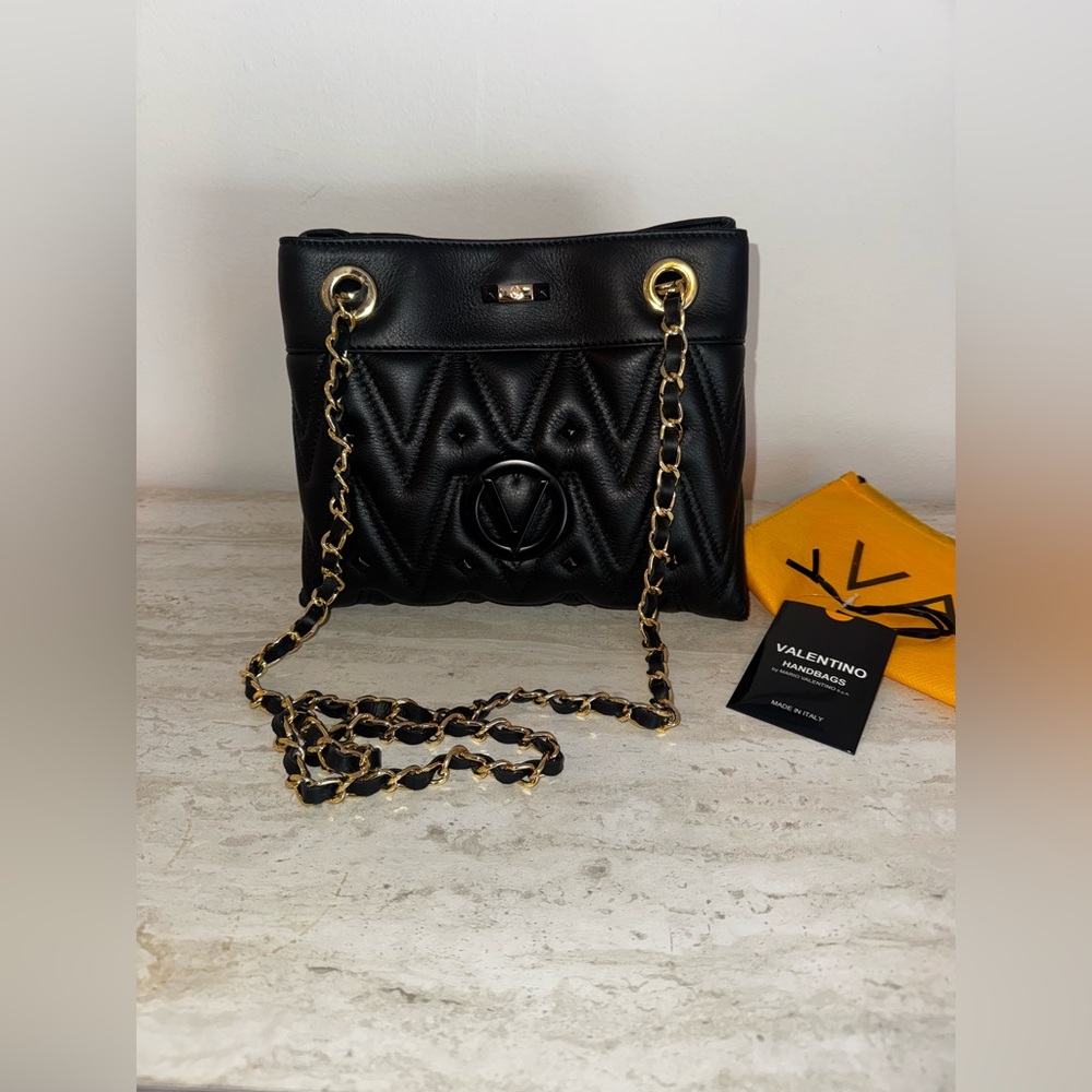 Valentino By Mario Valentino Black Shoulder Bag